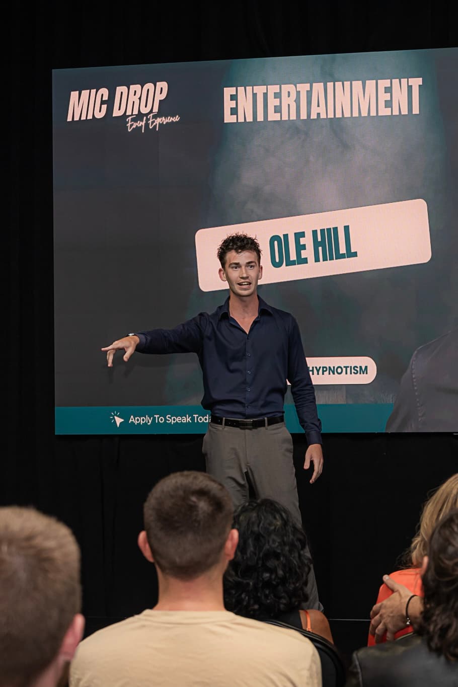 Ole Hill on stage
