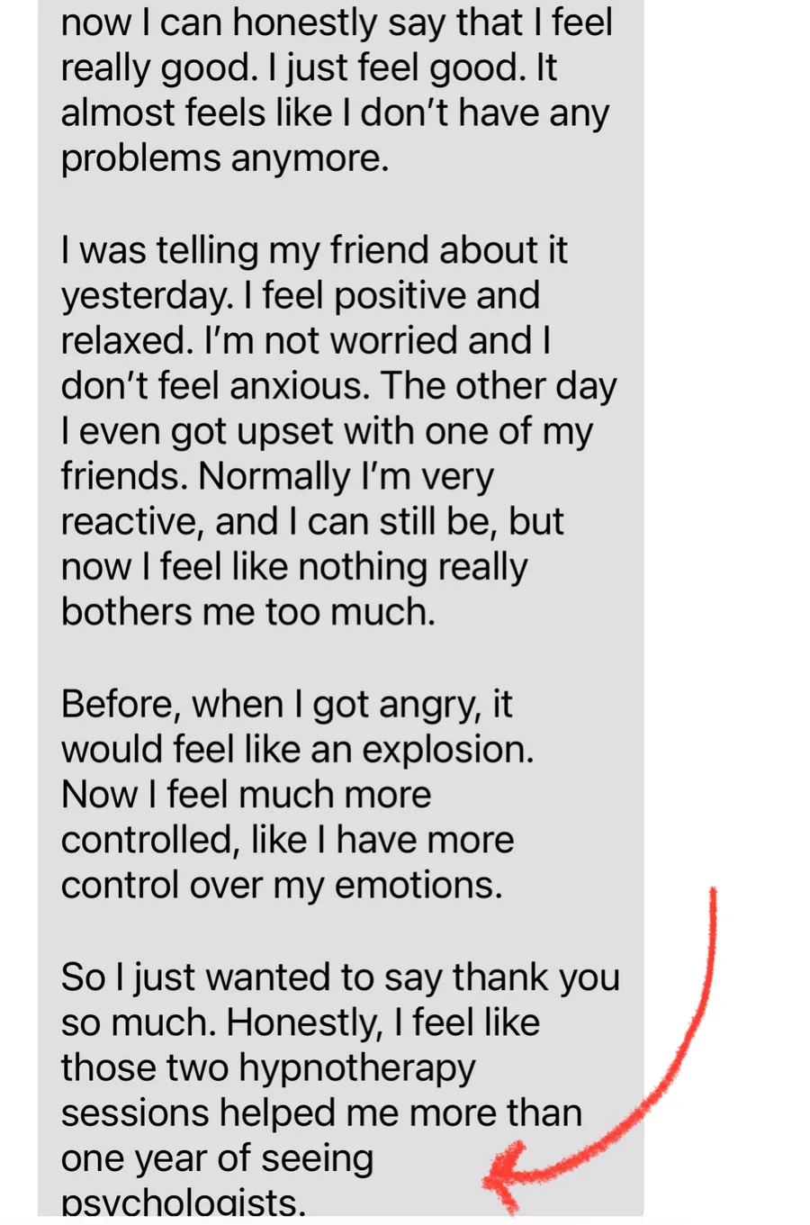 Message from Client