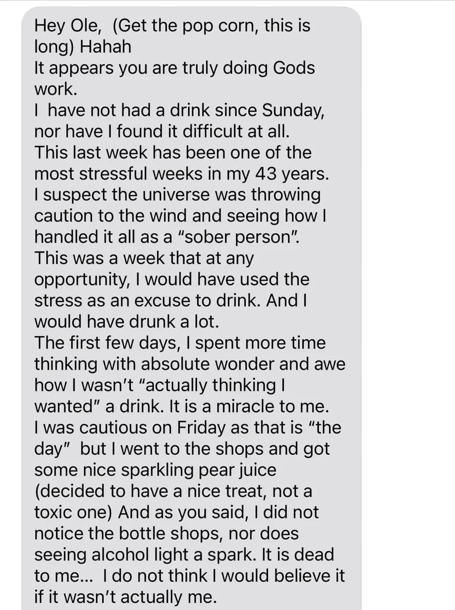 Message from Client