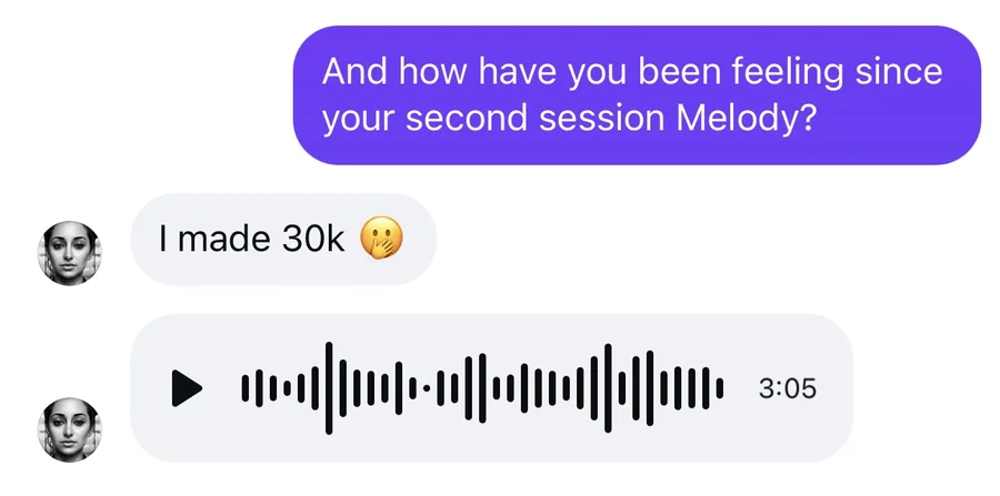 Message from Melody