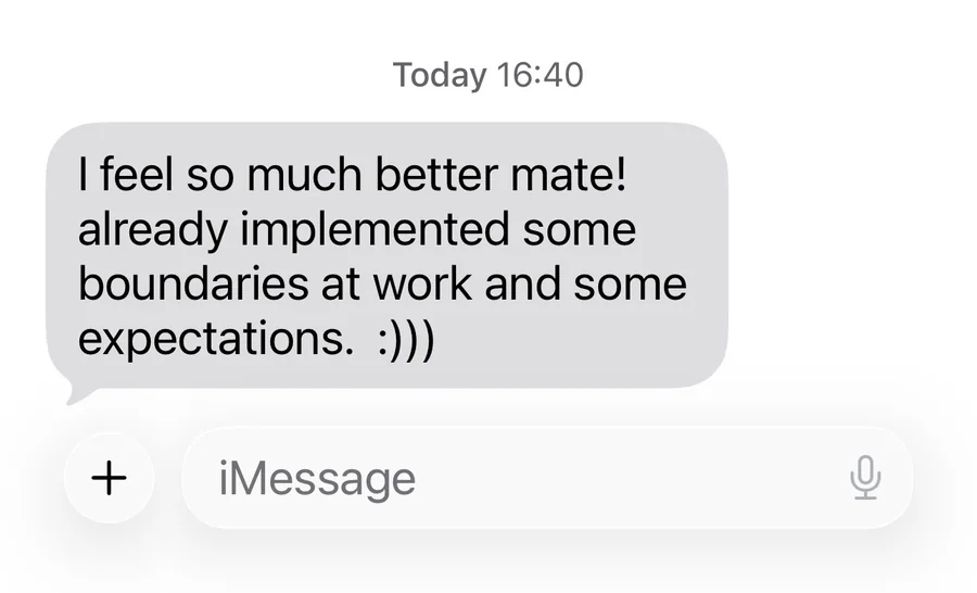 Message from Client