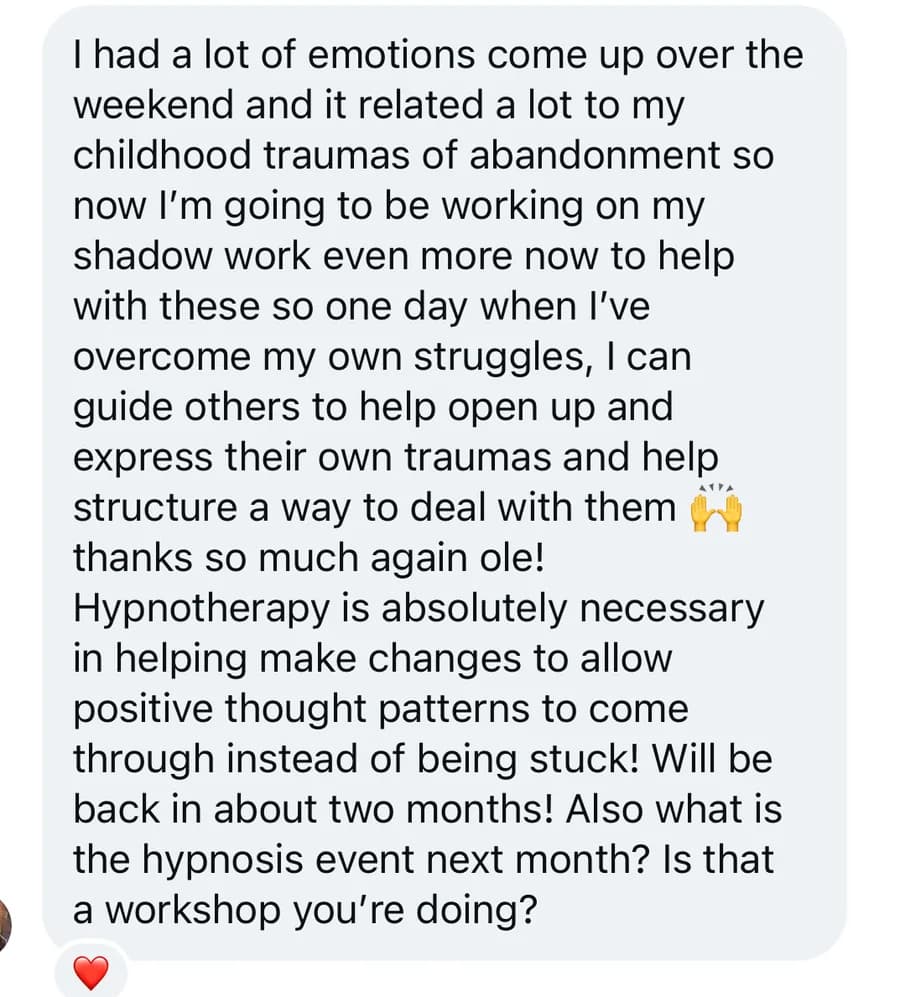 Message from Angelica