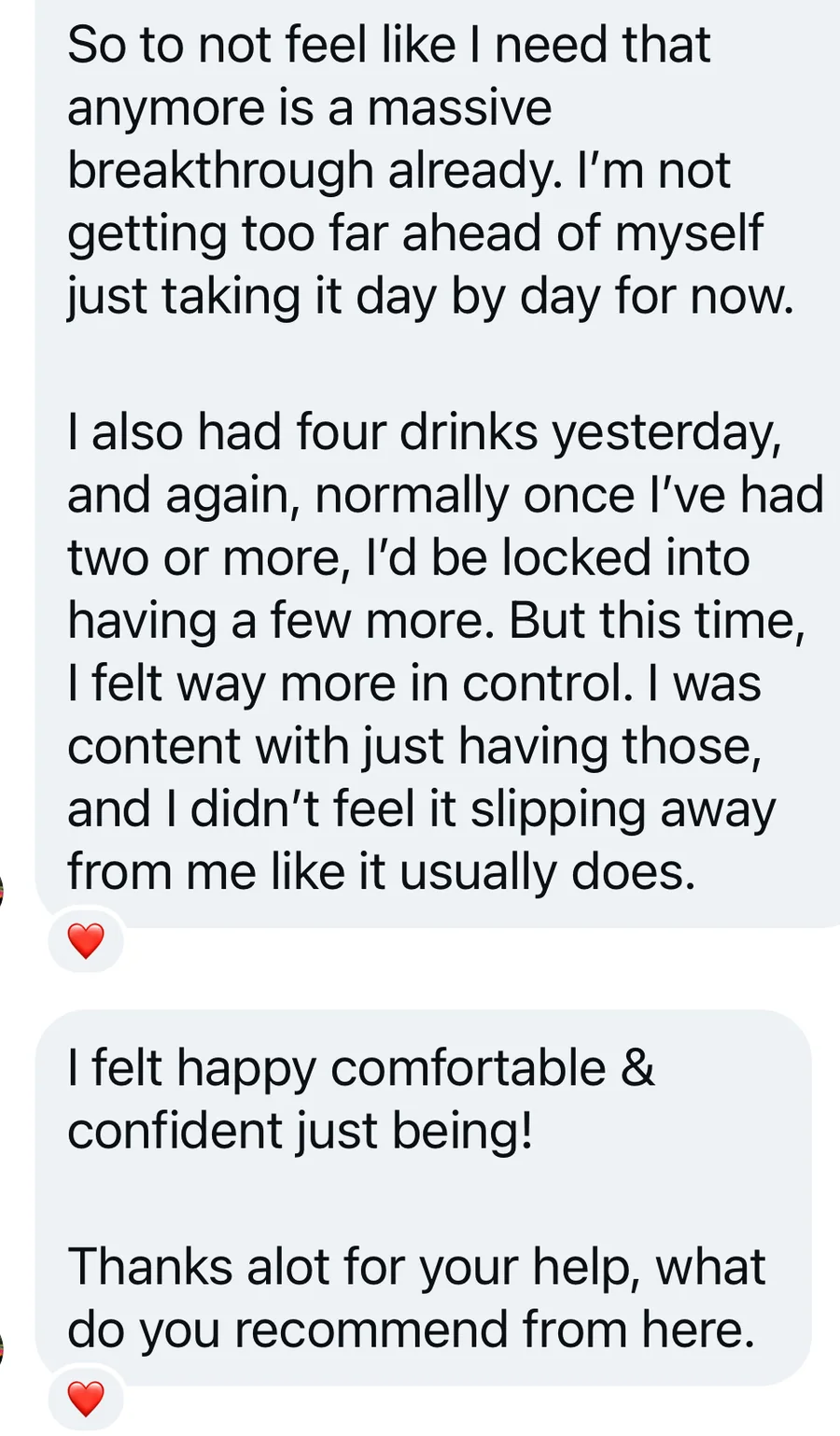 Message from Client