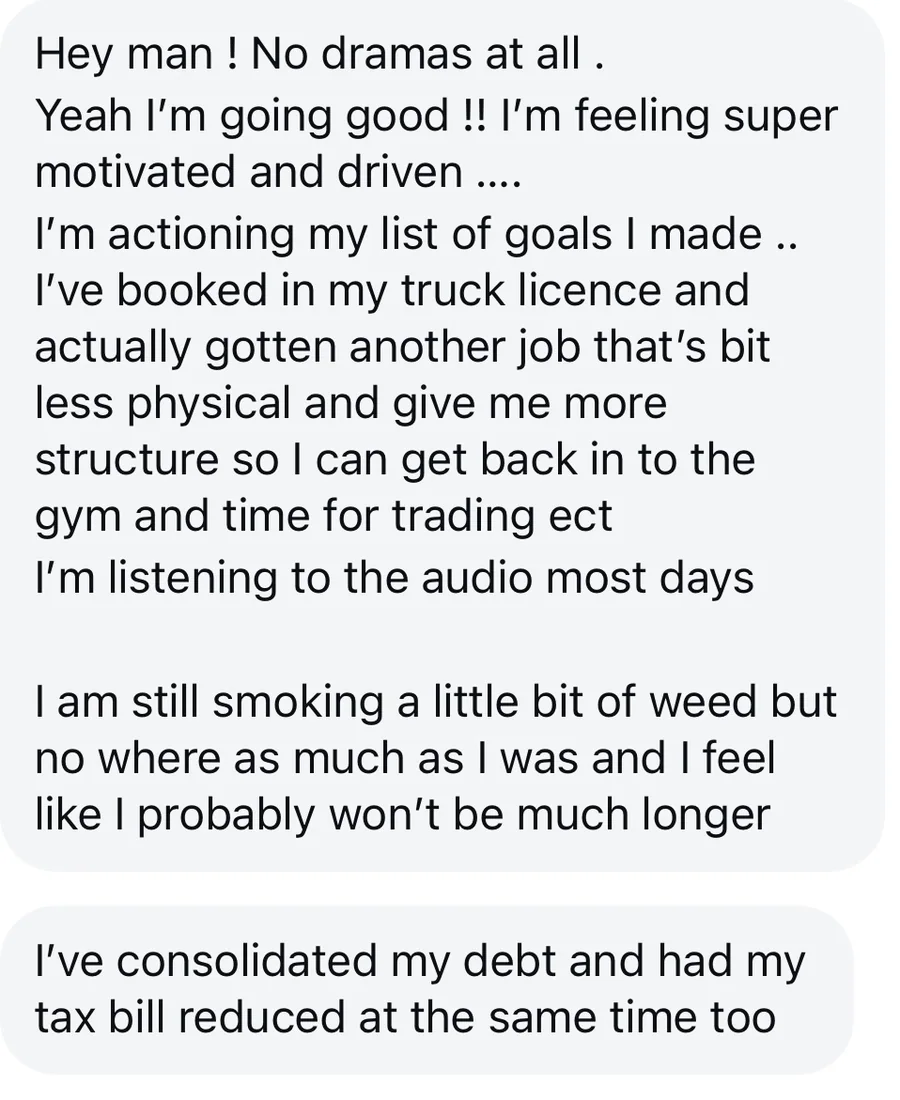 Message from Client